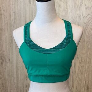Lululemon Athletica Teal Sports Bra